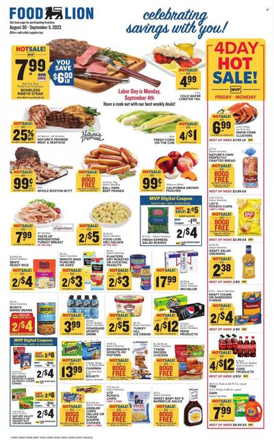 Food Lion (NC) Weekly Ad Flyer Specials August 30 to September 5, 2023