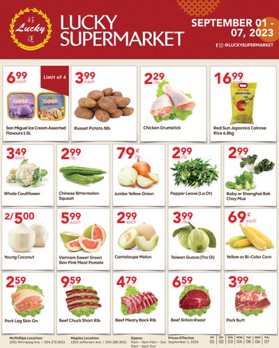 Lucky Supermarket (Winnipeg) Flyer September 1 to 7