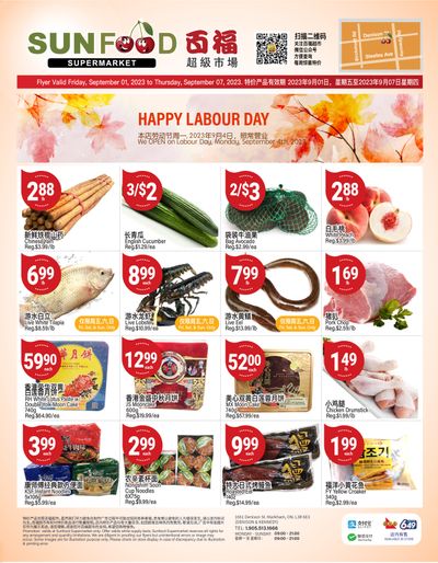 Sunfood Supermarket Flyer September 1 to 7