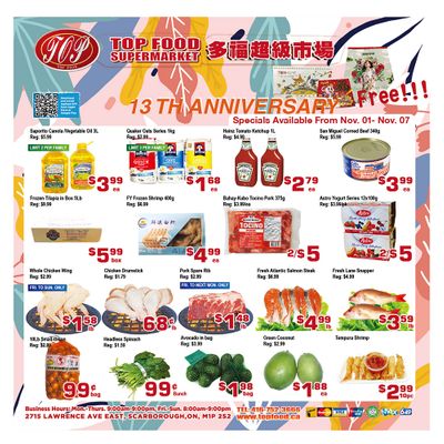 Top Food Supermarket Flyer November 1 to 7