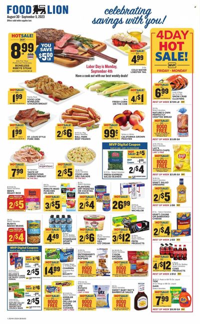 Food Lion (GA) Weekly Ad Flyer Specials August 30 to September 5, 2023