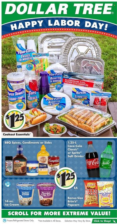 Dollar Tree Weekly Ad Flyer Specials August 27 to September 9, 2023