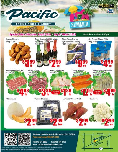 Pacific Fresh Food Market (Pickering) Flyer September 1 to 7