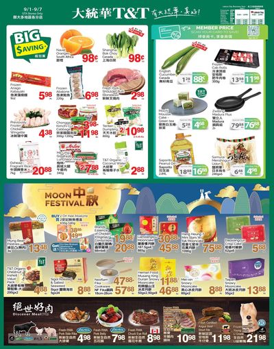 T&T Supermarket (GTA) Flyer September 1 to 7