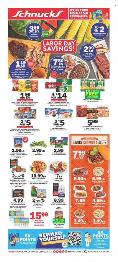 Schnucks (IA, IL, IN, MO) Weekly Ad Flyer Specials August 30 to September 5, 2023