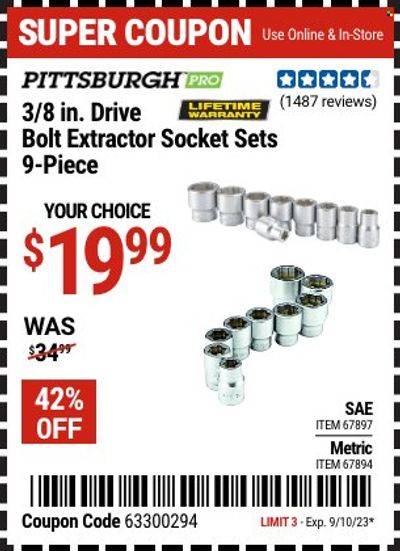 Harbor Freight Weekly Ad Flyer Specials August 31 to September 10, 2023