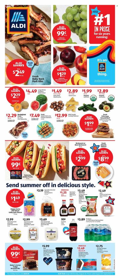ALDI (GA, NC, SC) Weekly Ad Flyer Specials August 30 to September 5, 2023
