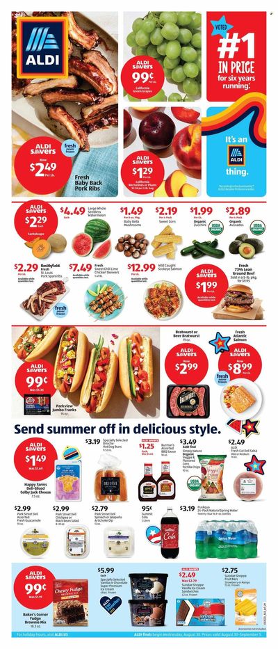 ALDI (GA, SC) Weekly Ad Flyer Specials August 30 to September 5, 2023