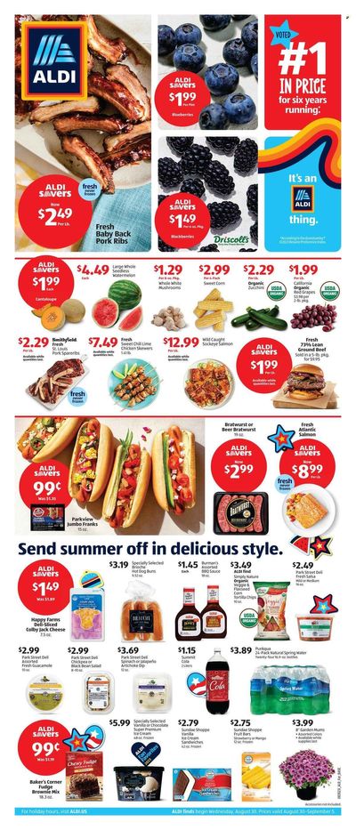 ALDI (MN, ND) Weekly Ad Flyer Specials August 30 to September 5, 2023