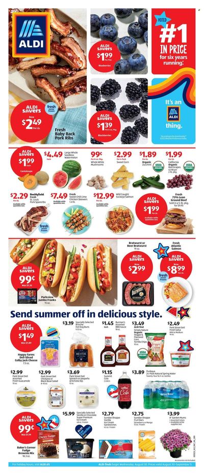 ALDI (IL, IN) Weekly Ad Flyer Specials August 30 to September 5, 2023