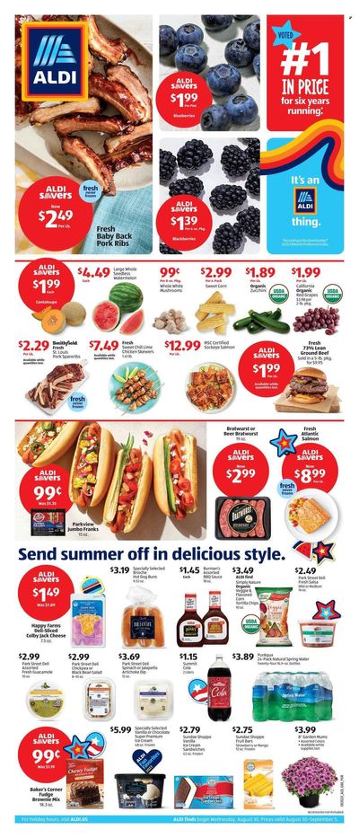 ALDI (WI) Weekly Ad Flyer Specials August 30 to September 5, 2023