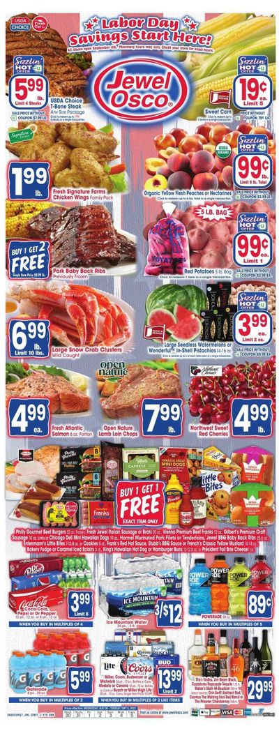 Jewel Osco (IL) Weekly Ad Flyer Specials August 30 to September 5, 2023
