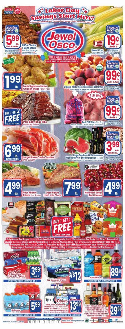 Jewel Osco (IL) Weekly Ad Flyer Specials August 30 to September 5, 2023
