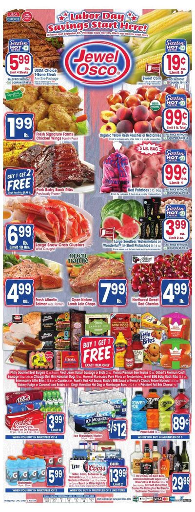 Jewel Osco (IL) Weekly Ad Flyer Specials August 30 to September 5, 2023