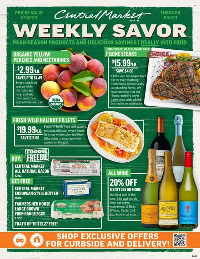 Central Market (TX) Weekly Ad Flyer Specials August 30 to September 5, 2023