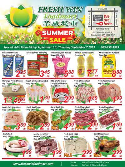 Fresh Win Foodmart Flyer September 1 to 7