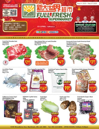 Full Fresh Supermarket Flyer September 1 to 7