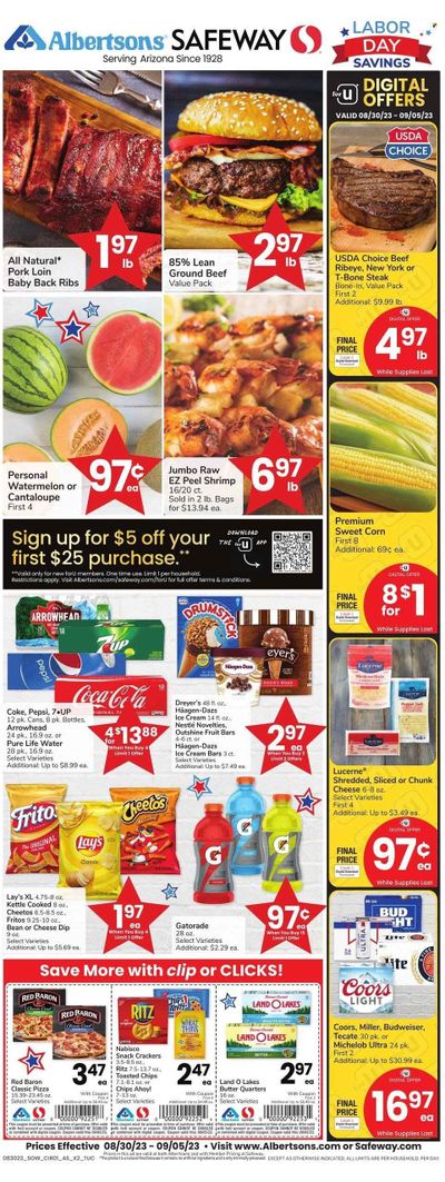 Safeway (AZ) Weekly Ad Flyer Specials August 30 to September 5, 2023