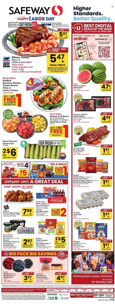 Safeway (CO) Weekly Ad Flyer Specials August 30 to September 5, 2023