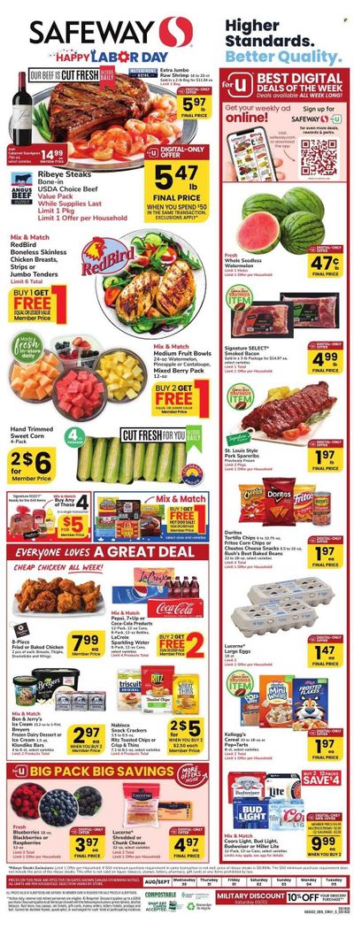 Safeway (CO) Weekly Ad Flyer Specials August 30 to September 5, 2023
