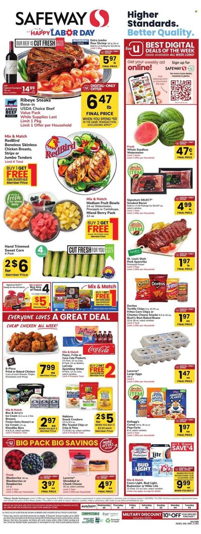 Safeway (CO) Weekly Ad Flyer Specials August 30 to September 5, 2023