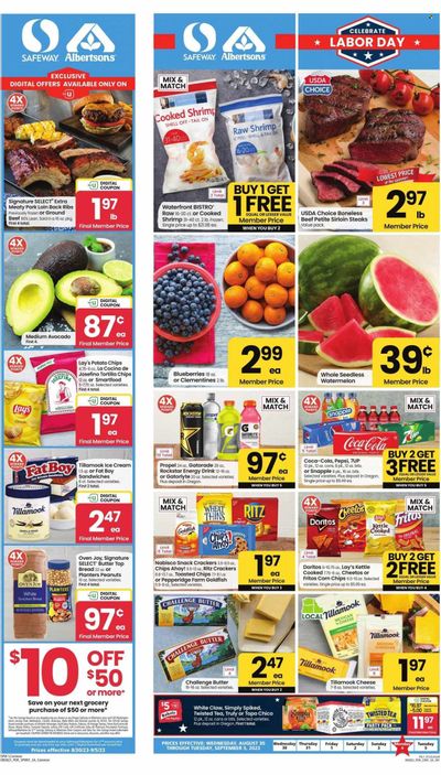Safeway (OR, WA) Weekly Ad Flyer Specials August 30 to September 5, 2023