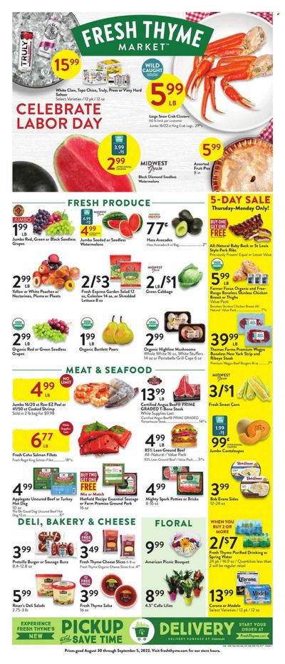 Fresh Thyme Weekly Ad Flyer Specials August 30 to September 5, 2023