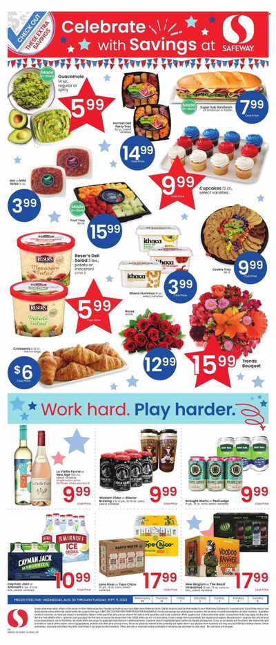 Safeway (MT) Weekly Ad Flyer Specials August 30 to September 5, 2023