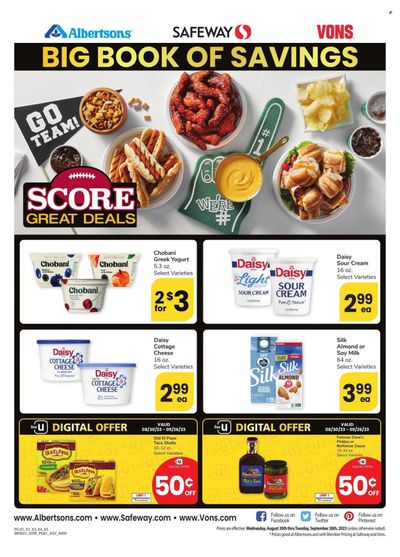 Vons (NV) Weekly Ad Flyer Specials August 30 to September 26, 2023