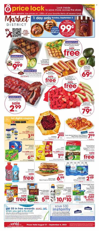 Giant Eagle (OH) Weekly Ad Flyer Specials August 31 to September 6, 2023