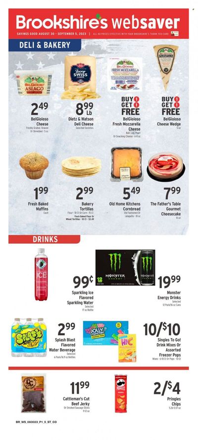 Brookshires (AR, LA, TX) Weekly Ad Flyer Specials August 30 to September 5, 2023