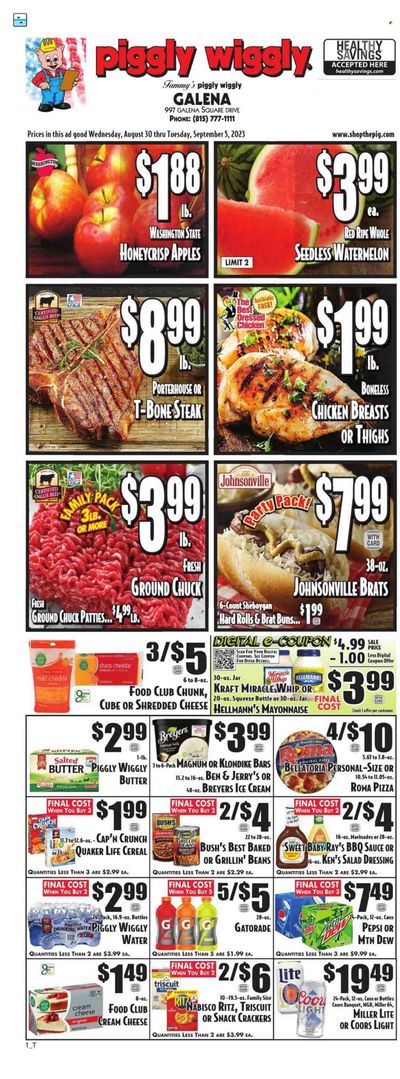 Piggly Wiggly (GA, SC) Weekly Ad Flyer Specials August 30 to September 5, 2023