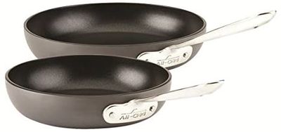 All-Clad E785S264 HA1 Hard Anodized Nonstick Dishwasher Fry Pan Cookware Set, 2-Piece, Black On Sale for $ 58.39 ( Save $ 21.60 ) at Amazon Canada