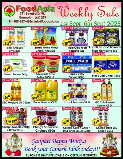 FoodAsia Flyer September 1 to 6