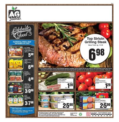 AG Foods Flyer September 3 to 9