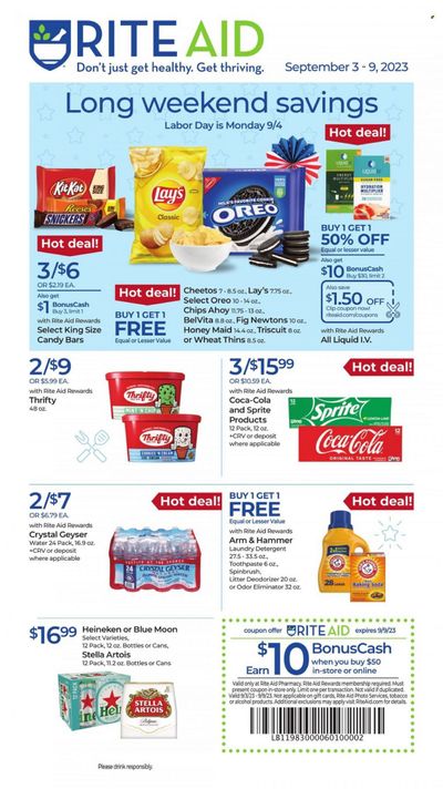 RITE AID Weekly Ad Flyer Specials September 3 to September 9, 2023