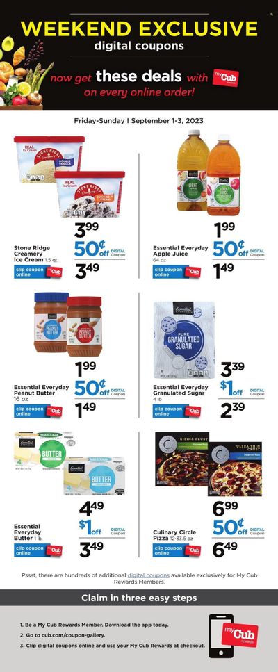 Cub Foods (MN) Weekly Ad Flyer Specials September 1 to September 3, 2023