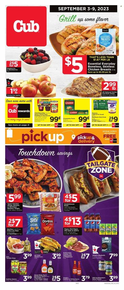 Cub Foods (MN) Weekly Ad Flyer Specials September 3 to September 9, 2023