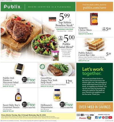 Publix Weekly Ad & Flyer May 14 to 20