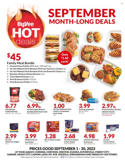 Hy-Vee (IA) Weekly Ad Flyer Specials September 1 to September 30, 2023
