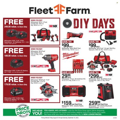 Fleet Farm (IA, MN, ND, WI) Weekly Ad Flyer Specials August 25 to October 16, 2023