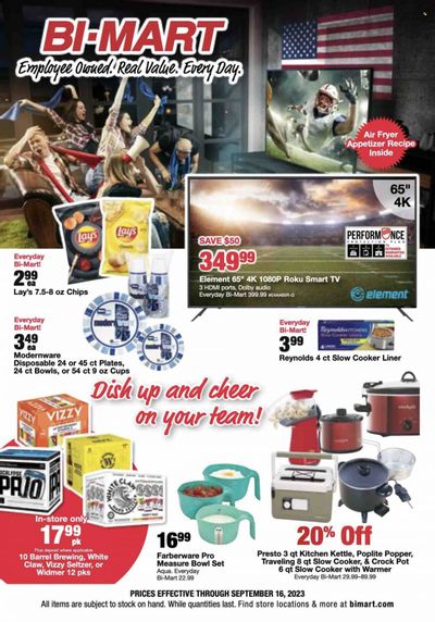 Bi-Mart (ID, OR, WA) Weekly Ad Flyer Specials August 30 to September 16, 2023