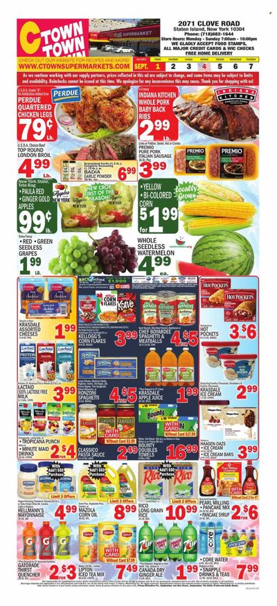 C-Town (CT, FL, MA, NJ, NY, PA) Weekly Ad Flyer Specials September 1 to September 7, 2023