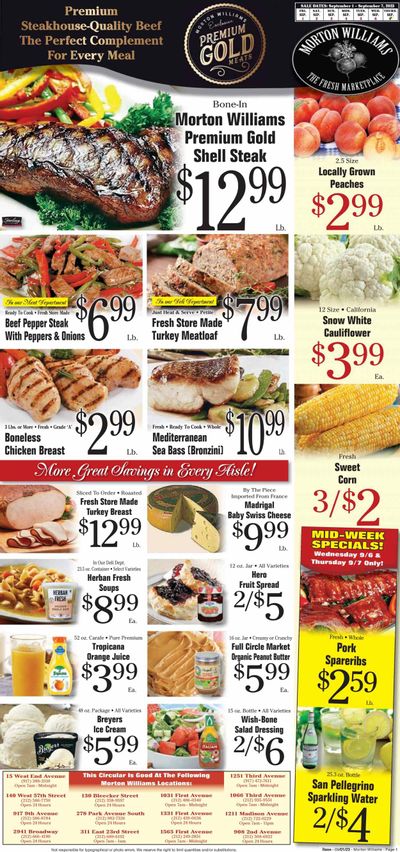 Morton Williams (NY) Weekly Ad Flyer Specials September 1 to September 7, 2023