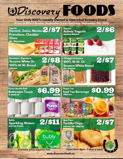Discovery Foods Flyer September 3 to 9