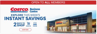 Costco Canada Business Centre Instant Savings Coupons / Flyer, until September 17