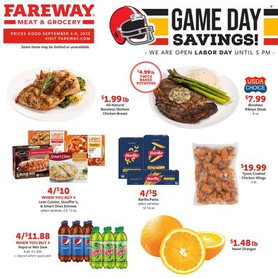Fareway (IA) Weekly Ad Flyer Specials September 4 to September 9, 2023