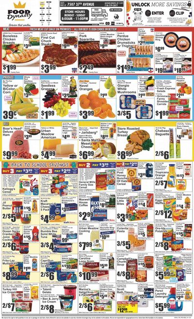 Food Dynasty (NY) Weekly Ad Flyer Specials September 1 to September 7, 2023