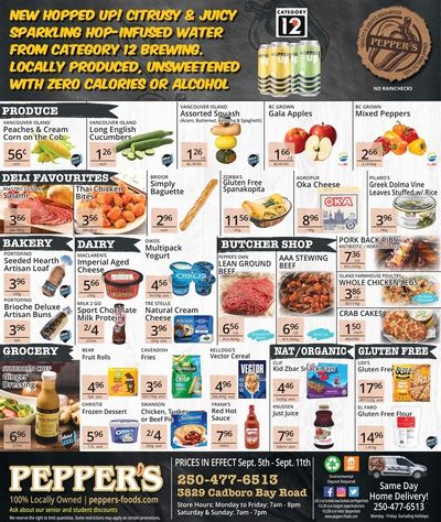 Pepper's Foods Flyer September 5 to 11