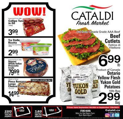 Cataldi Fresh Market Flyer September 6 to 12